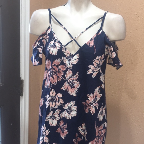 Blue floral dress - Picture 2 of 3